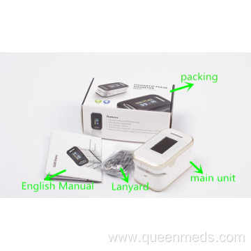 Fingertip Pulse Oximeter Blood Oxygen Saturation Monitor